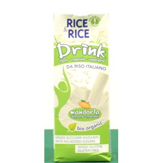 Natural rice drink with almond